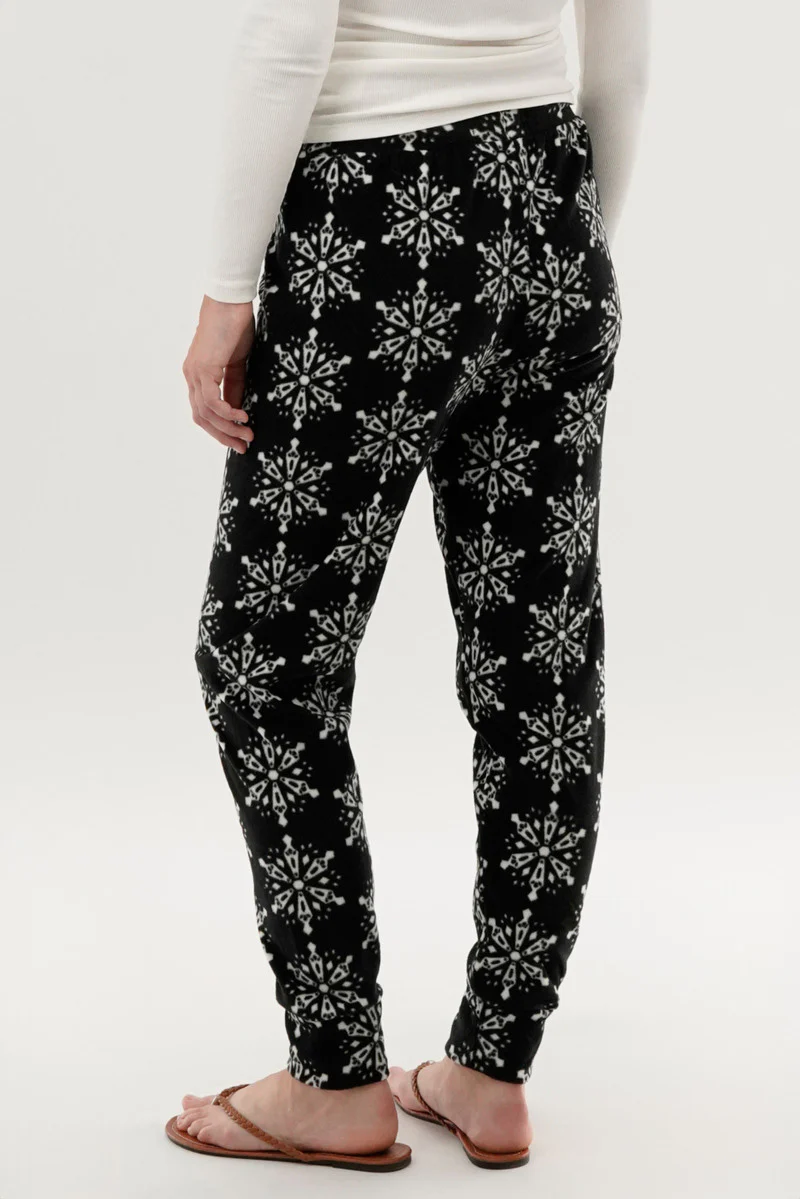 Canada Weather Gear Festive Print Pajama Pants - Black - Image 3