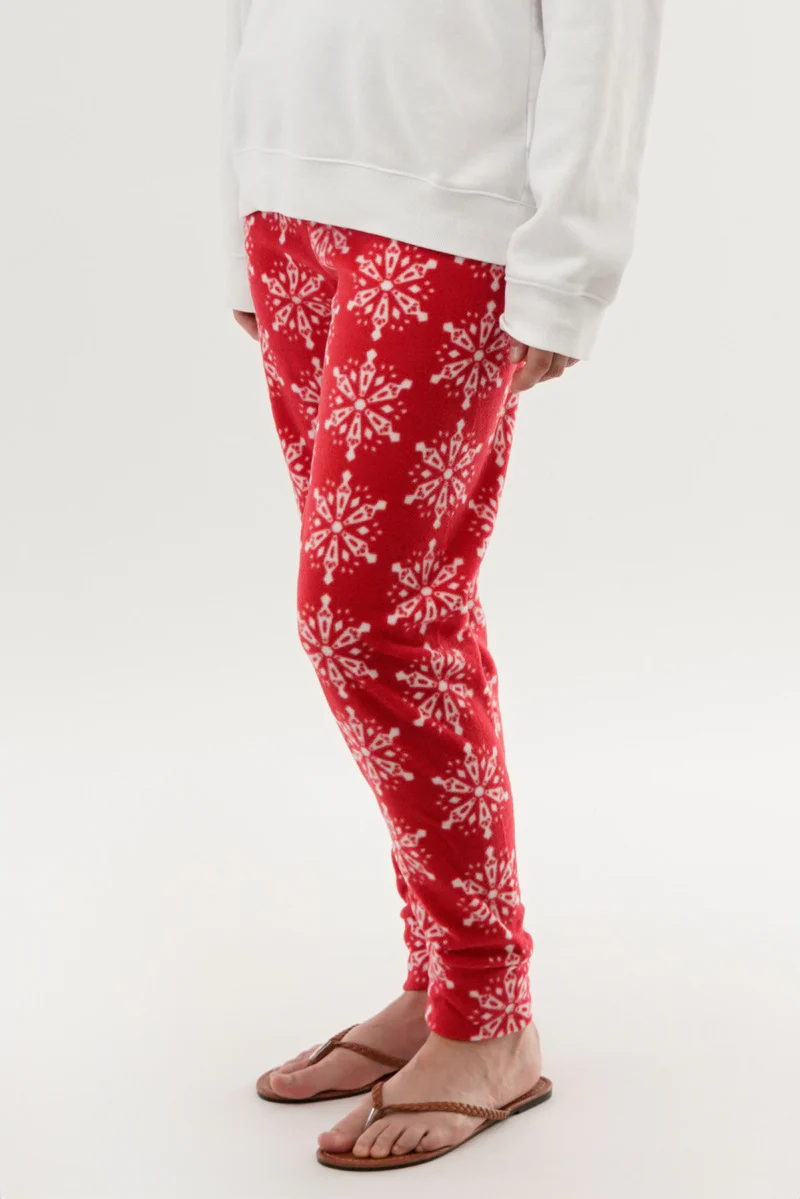 Canada Weather Gear Festive Print Pajama Pants - Red - Image 2