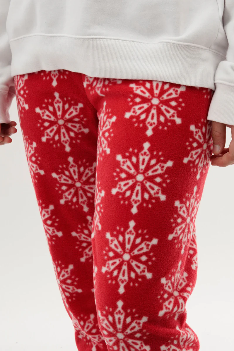 Canada Weather Gear Festive Print Pajama Pants - Red - Image 4