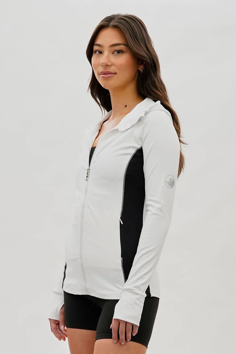 Canada Weather Gear Zip Up Yoga Lightweight Jacket - White - Image 2