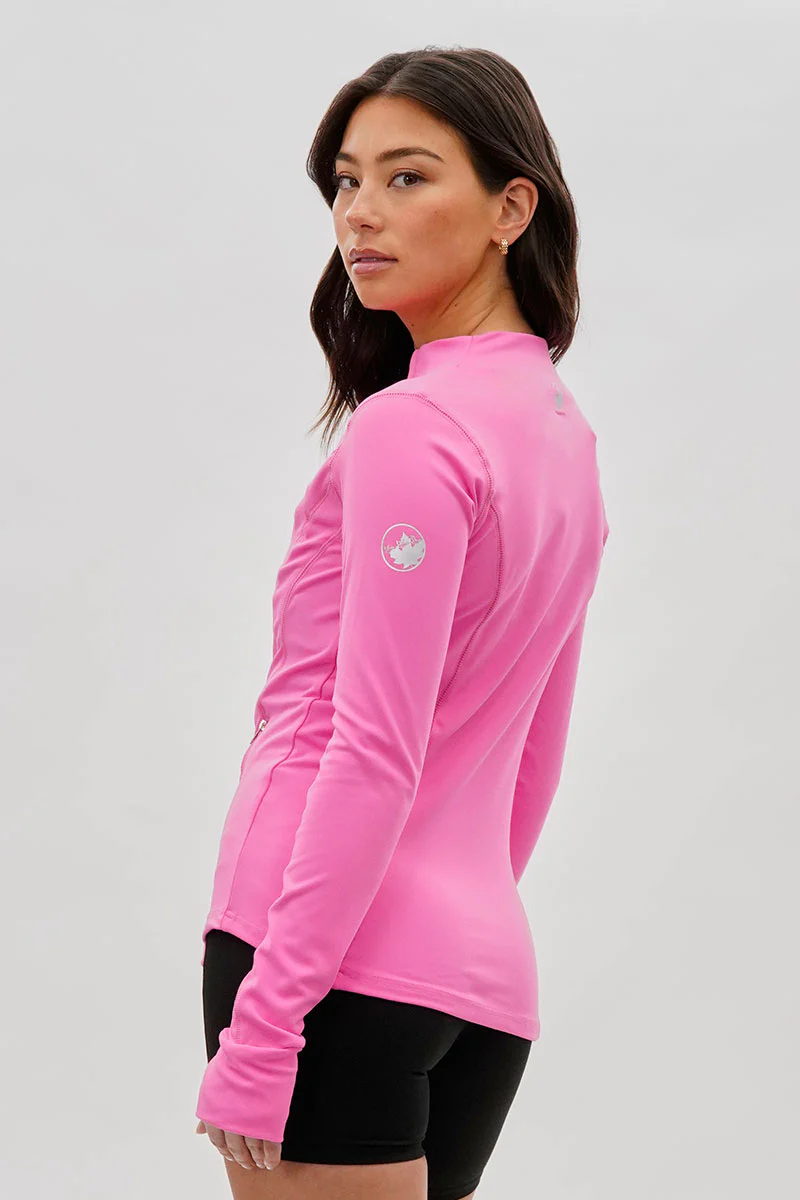 Canada Weather Gear Fitted Yoga Lightweight Jacket - Pink - Image 3