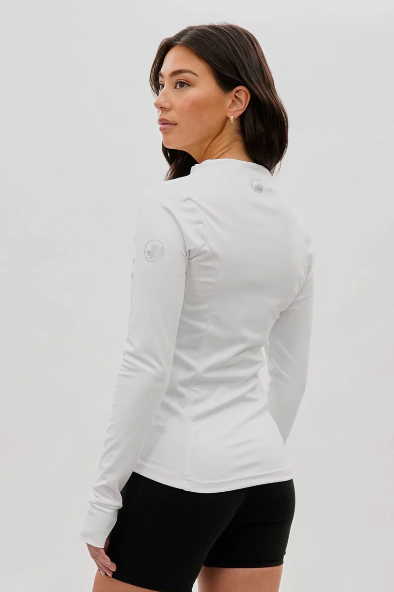 Canada Weather Gear Fitted Yoga Lightweight Jacket - White - Image 3