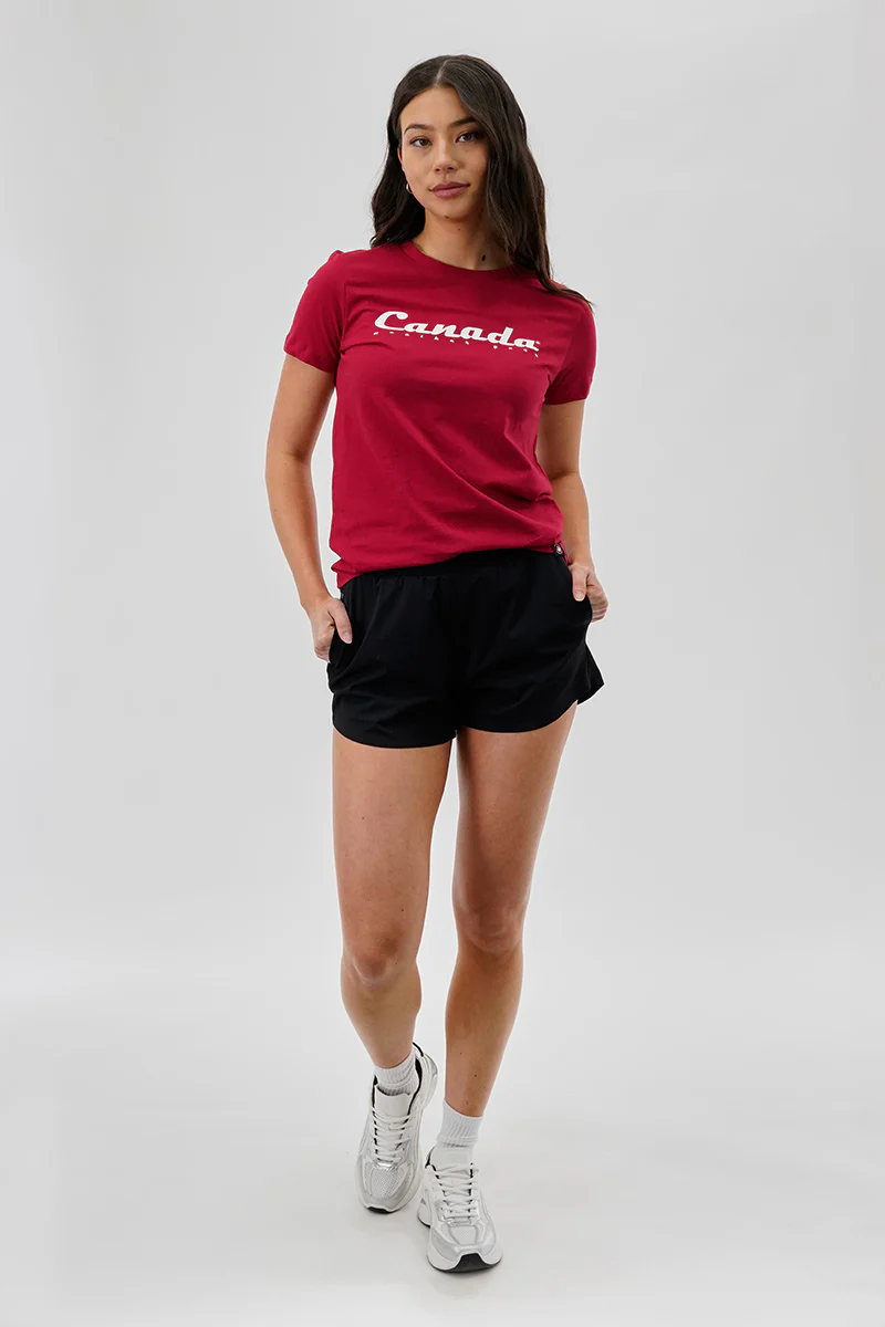 Canada Weather Gear Chest Logo Print Tee - Red - Image 5