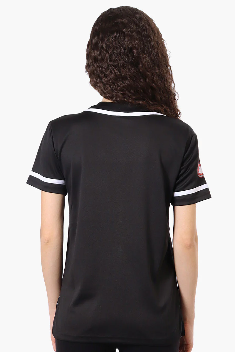 Canada Weather Gear Chest Logo Baseball Tee - Black - Image 3