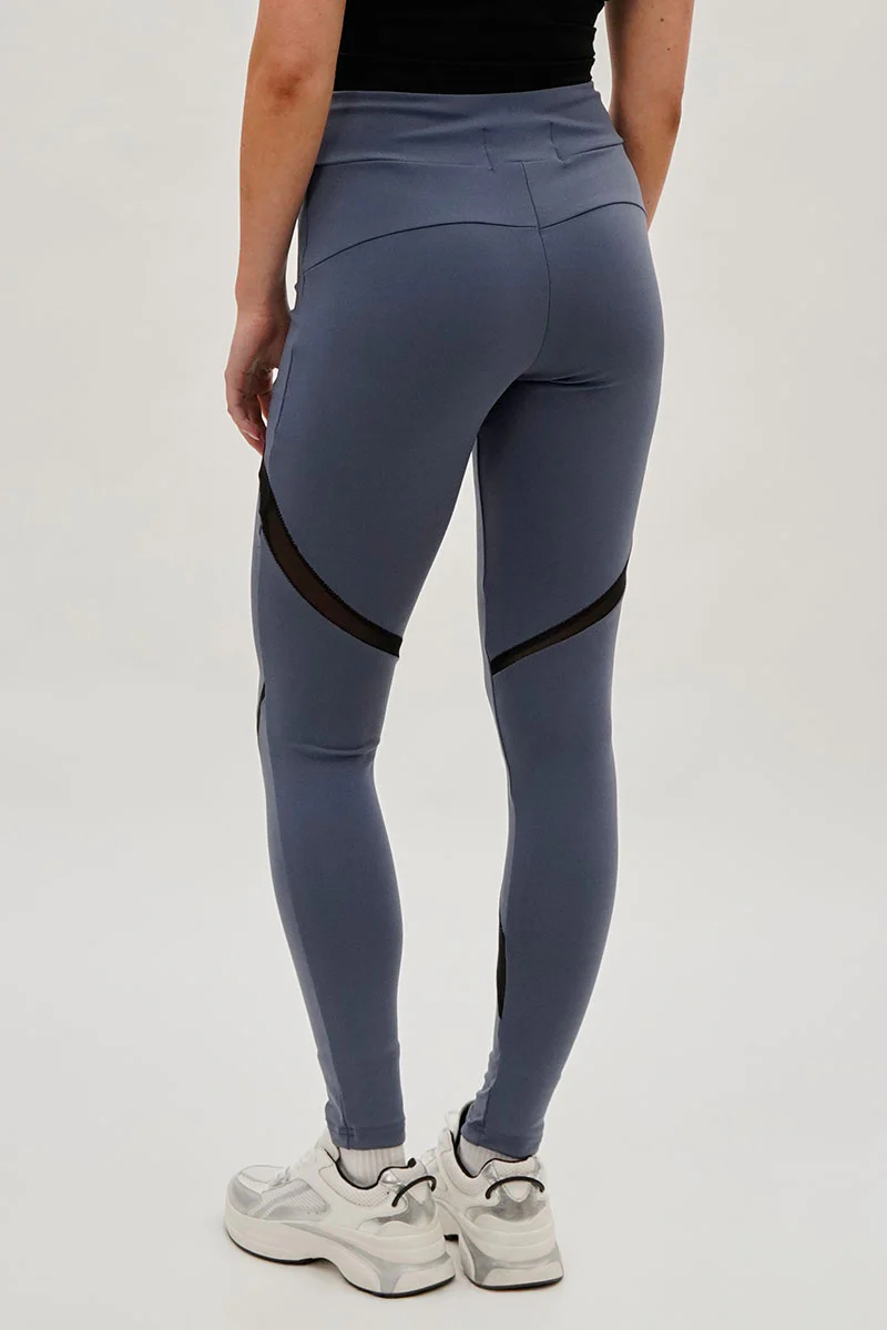 Super Triple Goose High Waisted Leggings - Grey - Image 3