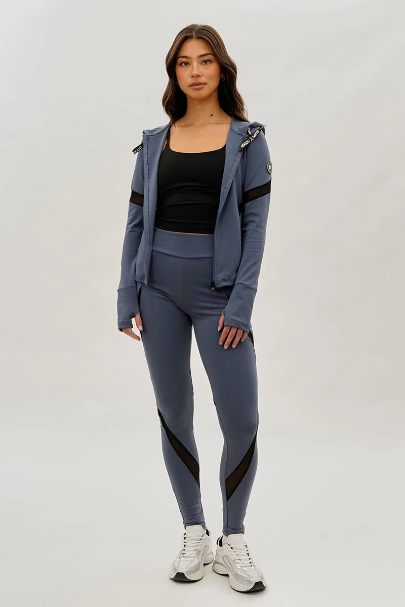 Super Triple Goose High Waisted Leggings - Grey - Image 5