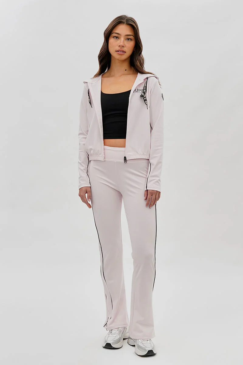 Super Triple Goose Cropped Active Hoodie - Blush - Image 5