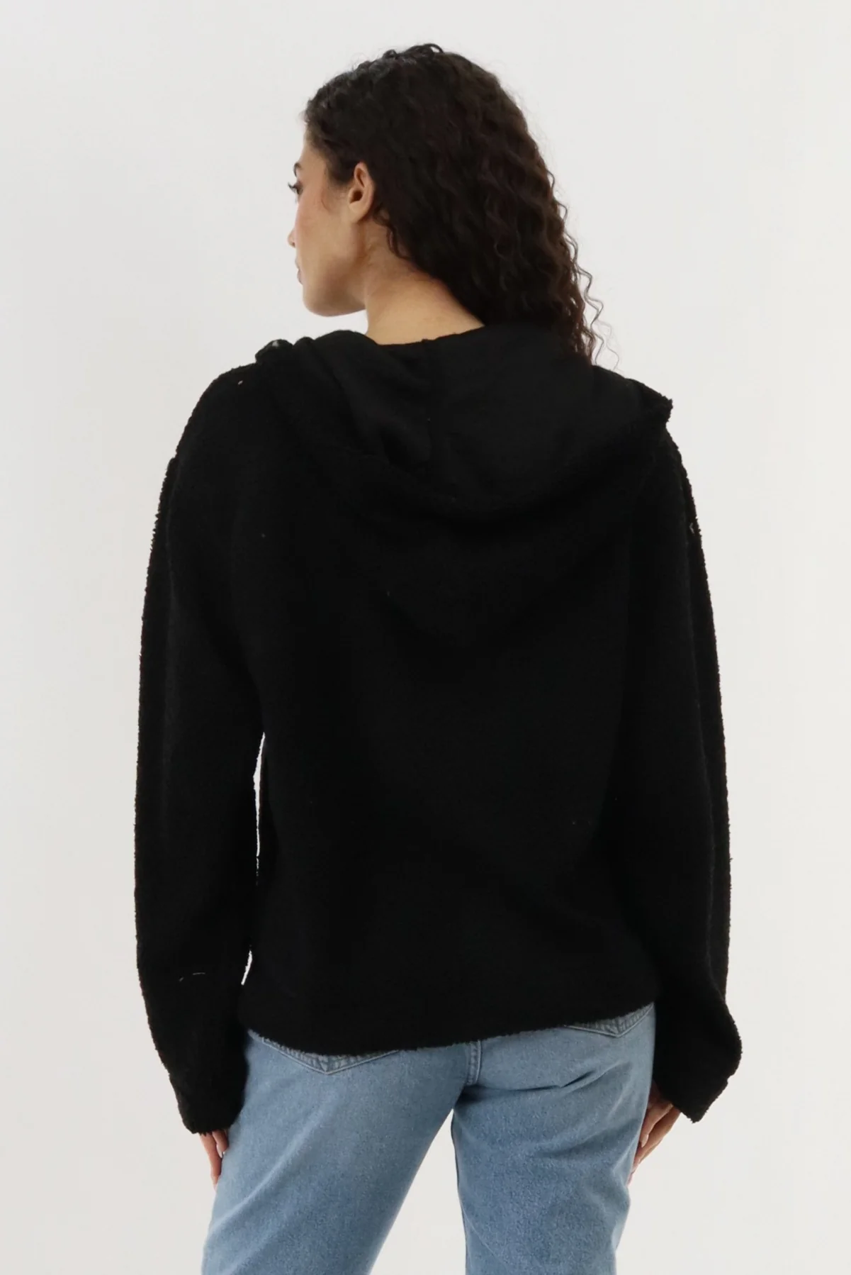 Canada Weather Gear Wide Sleeve Zip Up Hoodie - Black - Image 3