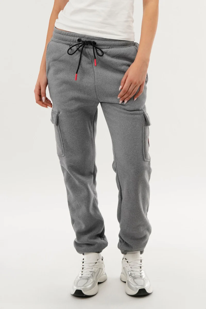 Canada Weather Gear Fleece Cargo Joggers - Grey