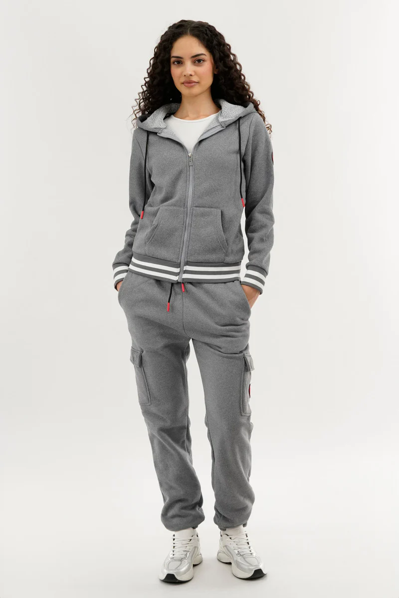 Canada Weather Gear Fleece Cargo Joggers - Grey - Image 5