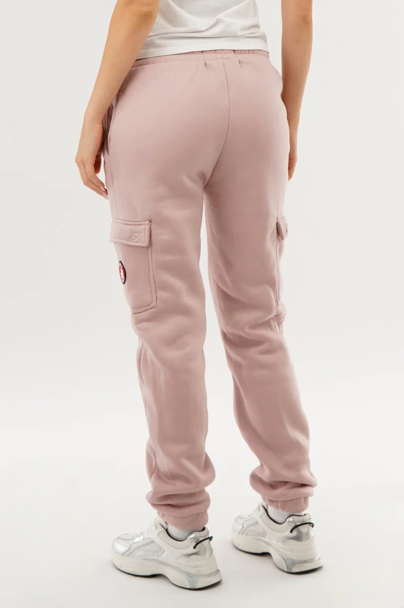 Canada Weather Gear Fleece Cargo Joggers - Pink - Image 3