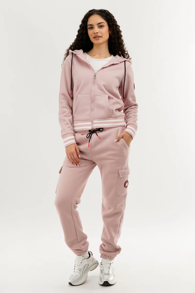 Canada Weather Gear Fleece Cargo Joggers - Pink - Image 5