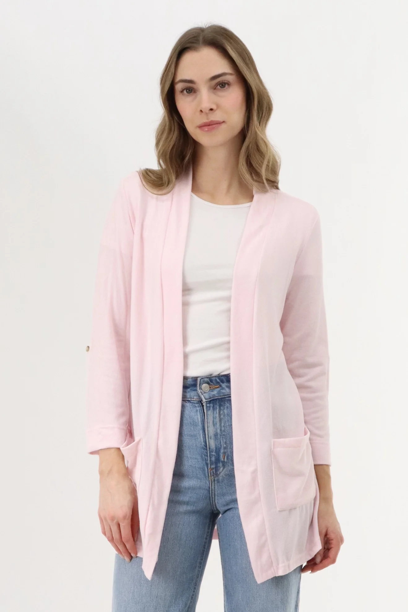 International INC Company Mid Length Cardigan - Pink