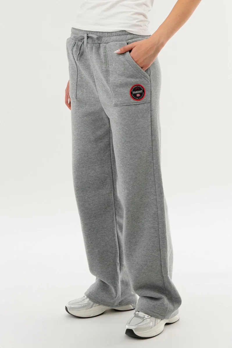 Fahrenheit Wide Leg Sweatpants - Grey - Image 2