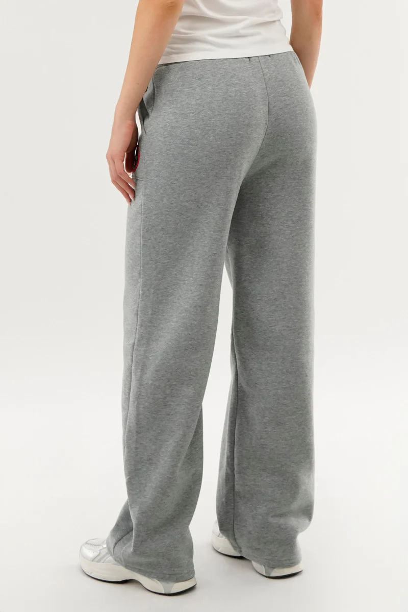 Fahrenheit Wide Leg Sweatpants - Grey - Image 3