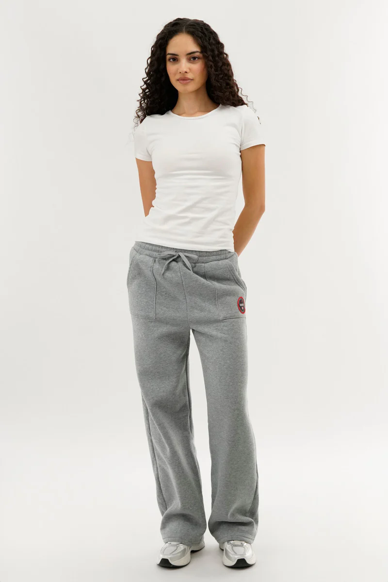 Fahrenheit Wide Leg Sweatpants - Grey - Image 5