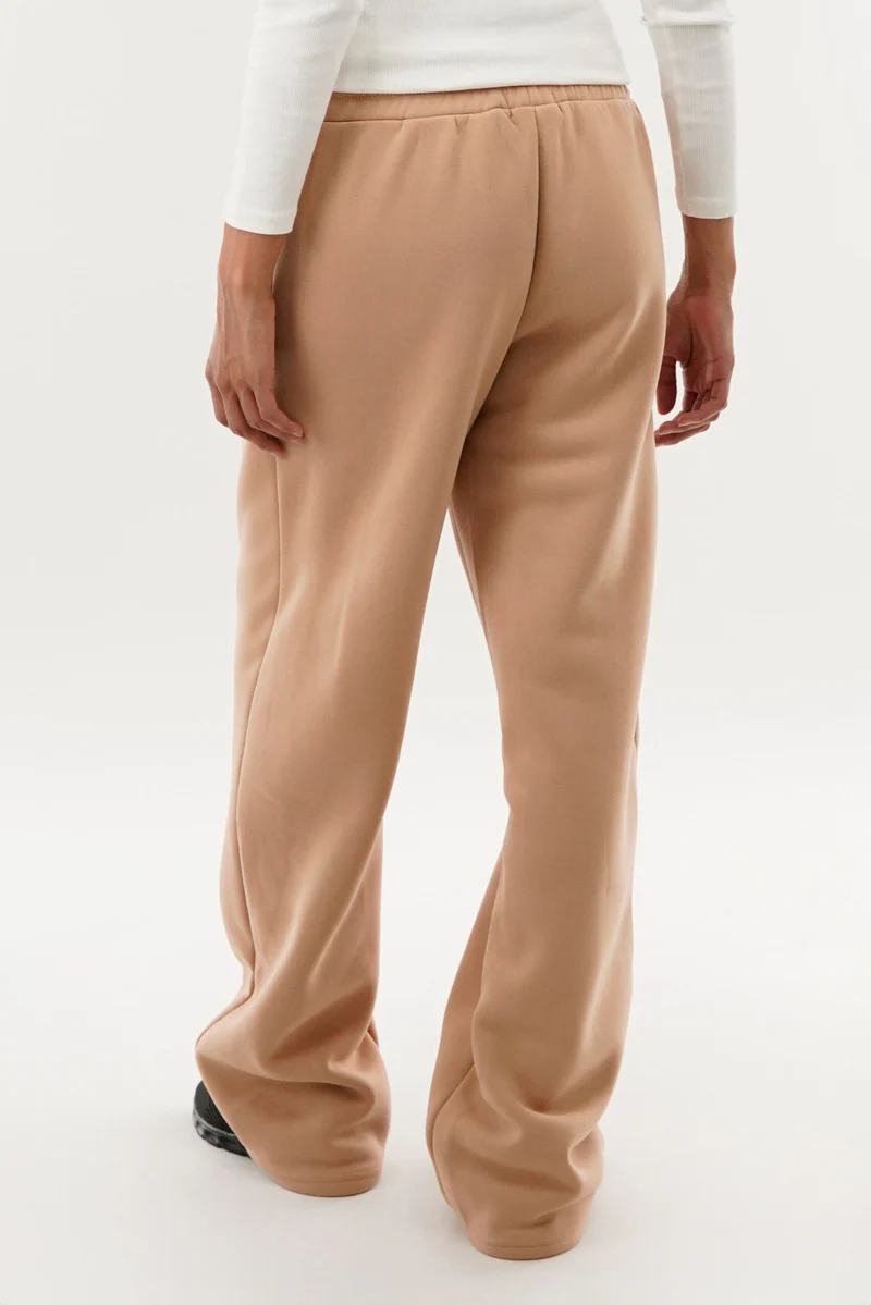 Fahrenheit Wide Leg Sweatpants - Beige - Image 3