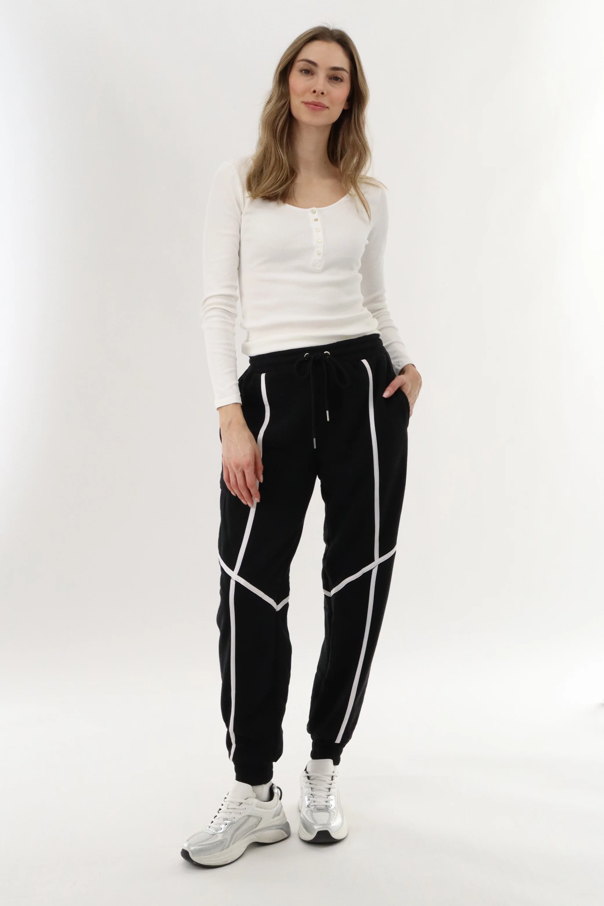 New Look Fleece Joggers - Black - Image 5
