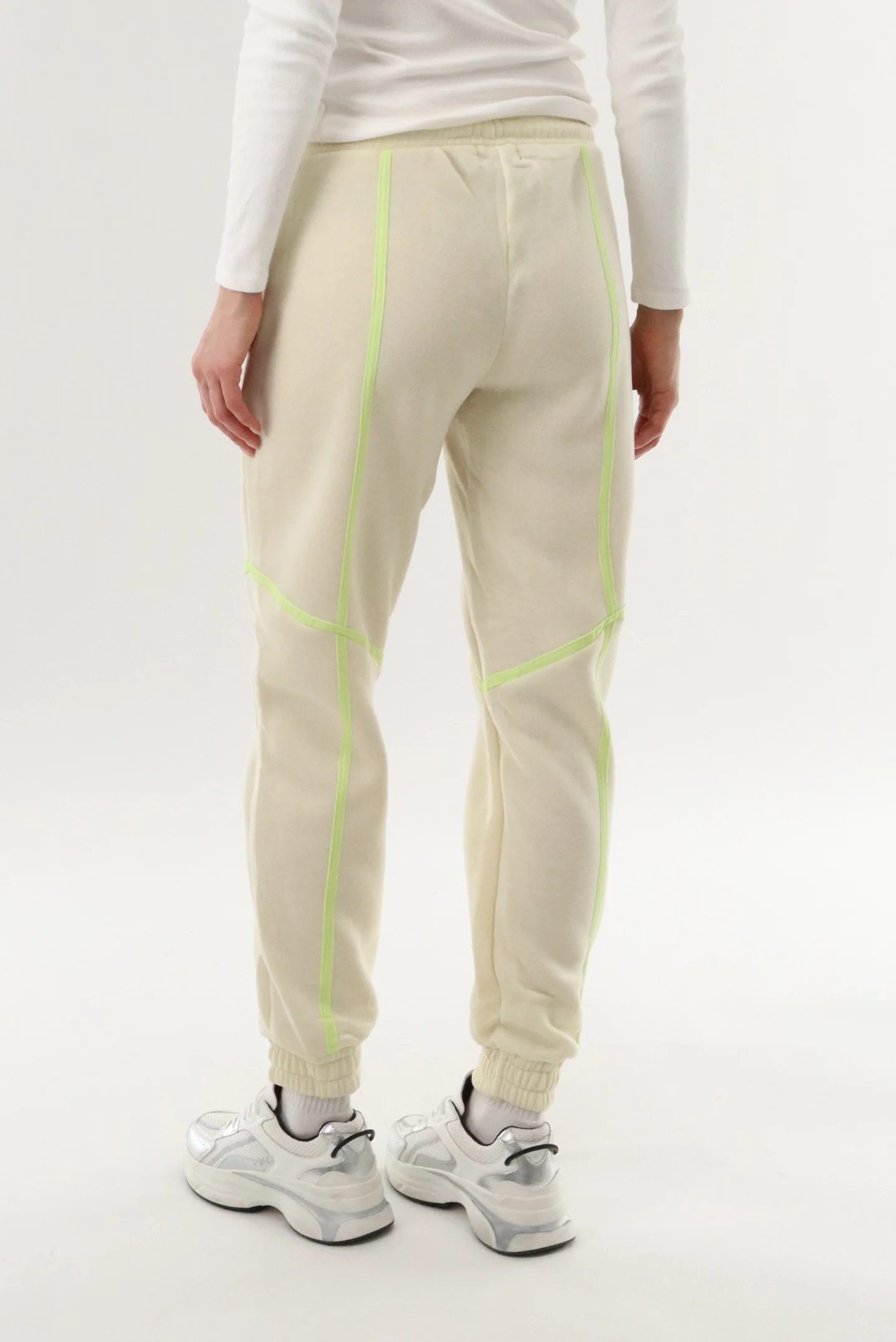 New Look Fleece Joggers - Cream - Image 3