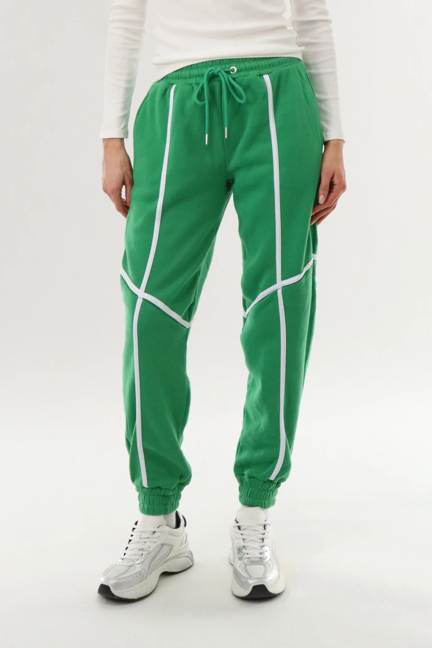 New Look Fleece Joggers - Green