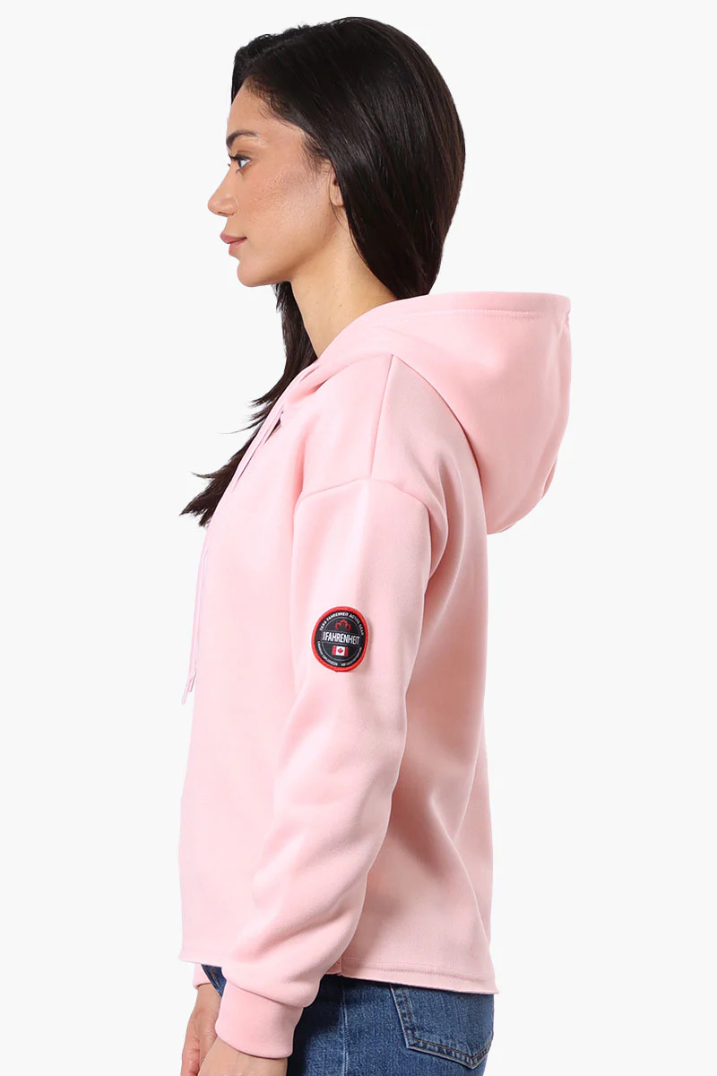 Fahrenheit Solid Basic Hoodie - Pink - Image 2