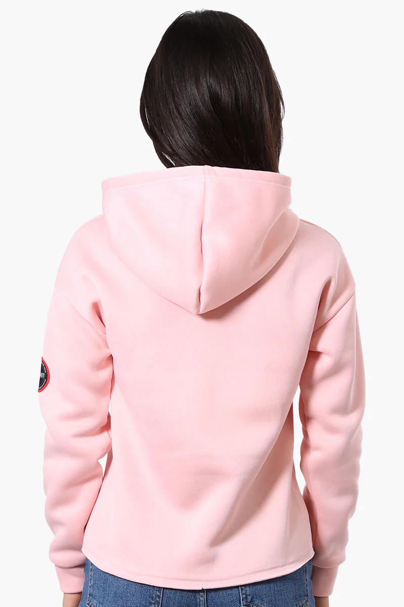 Fahrenheit Solid Basic Hoodie - Pink - Image 3