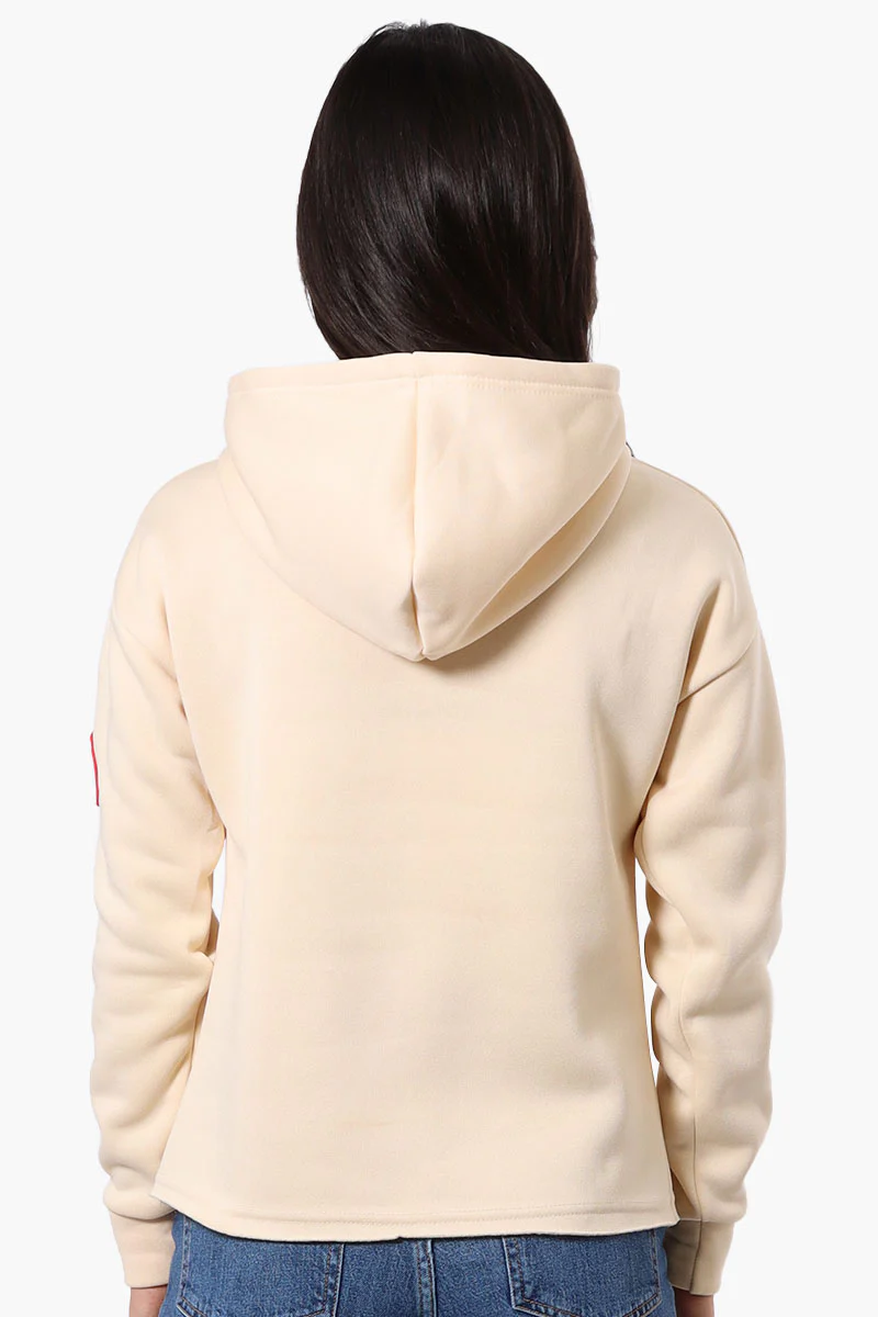 Fahrenheit Solid Basic Hoodie - Cream - Image 3