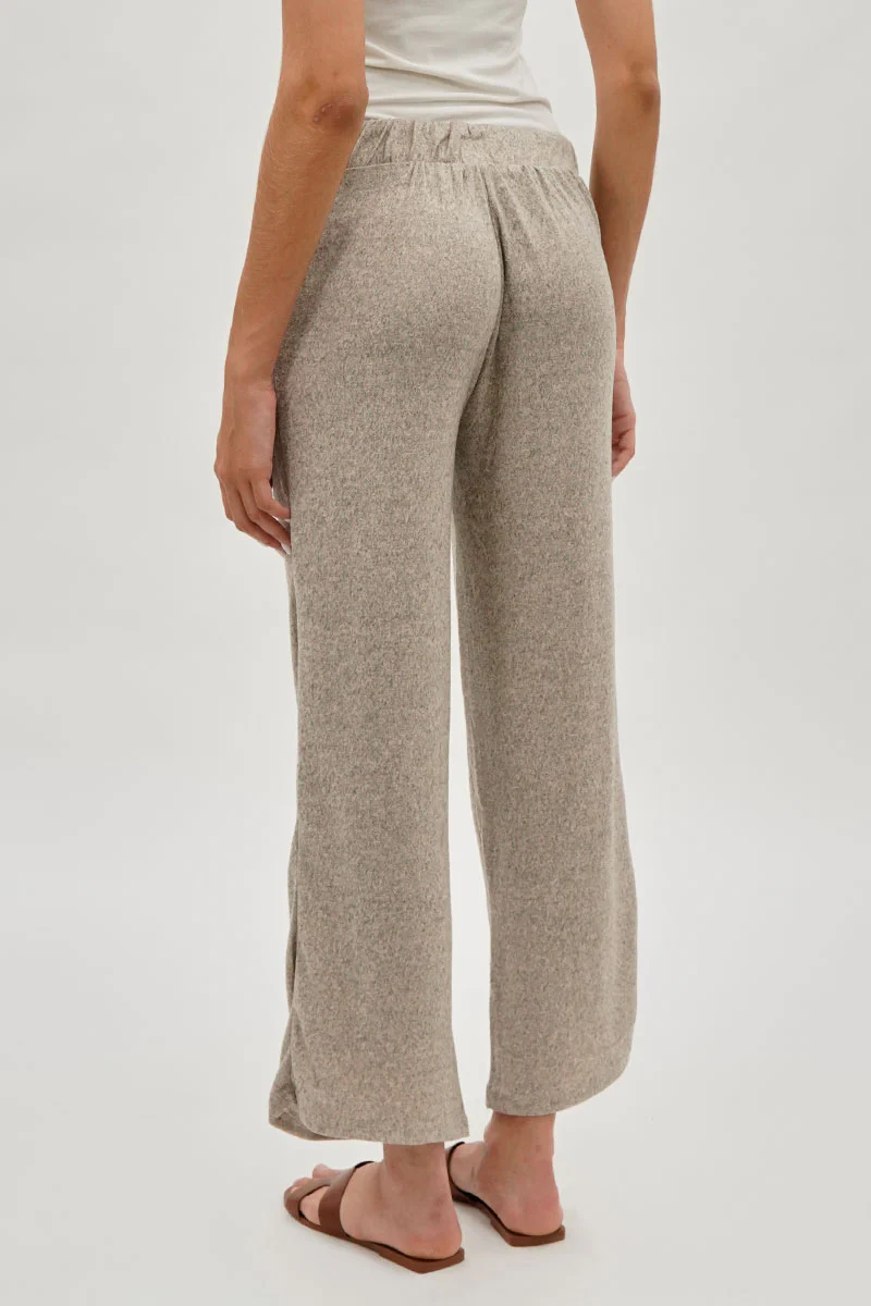 Fahrenheit Wide Leg Drawstring Sweatpants - Cream - Image 3