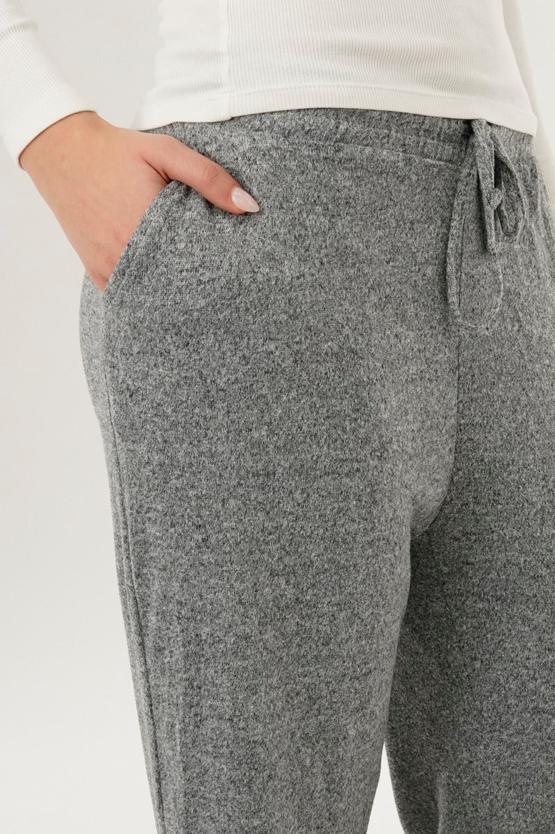 International INC Company Wide Leg Knit Sweatpants - Grey - Image 4