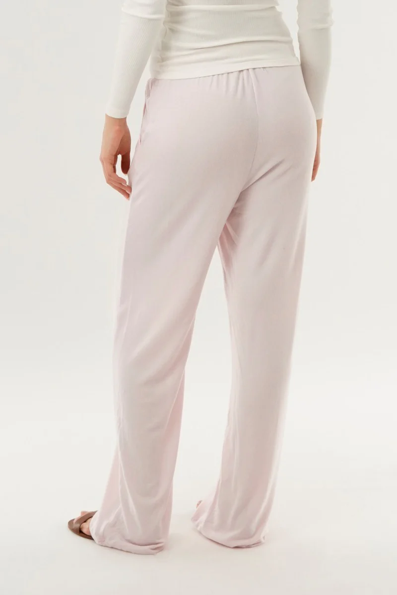 International INC Company Wide Leg Knit Sweatpants - Pink - Image 3