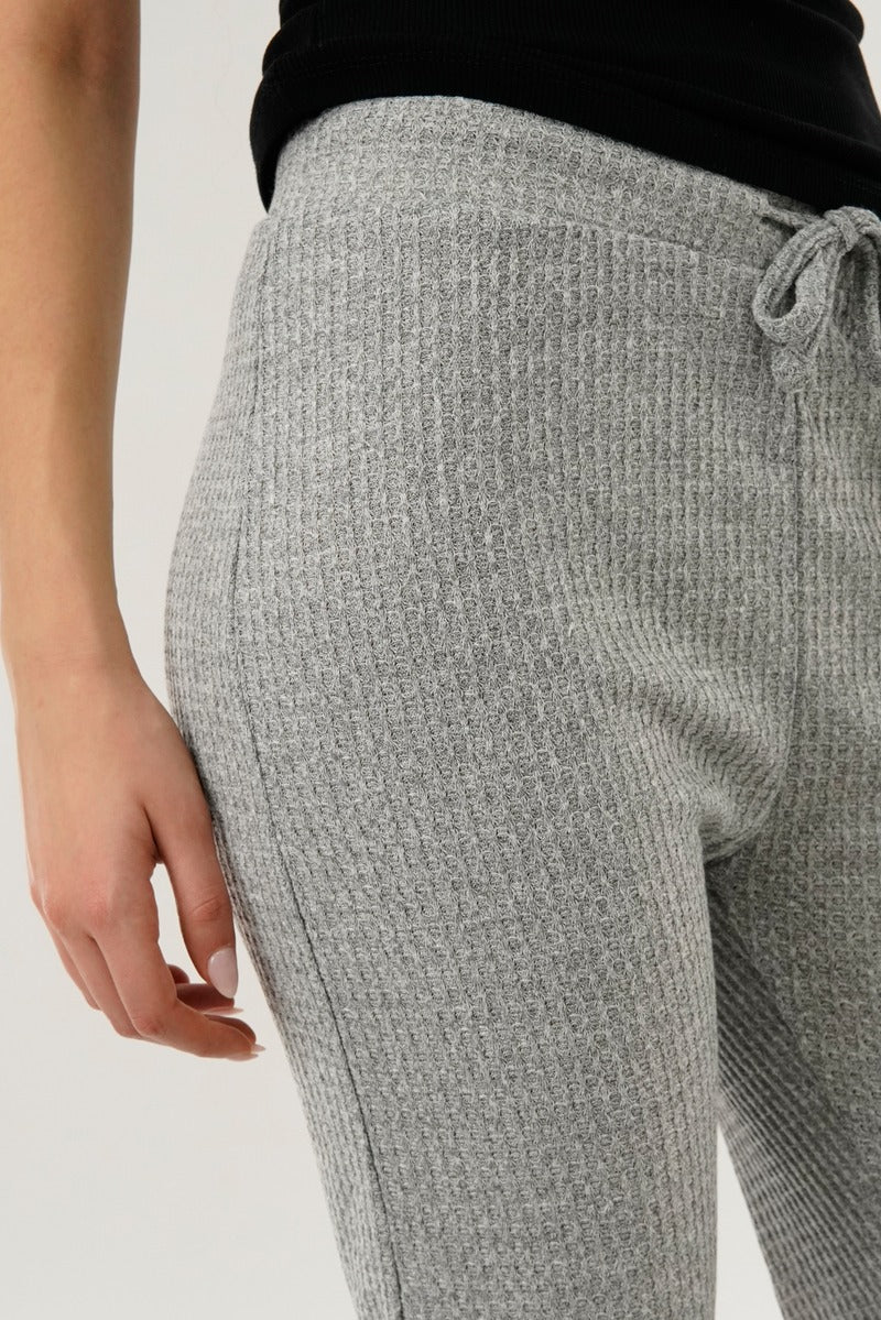 International INC Company Waffle Knit Joggers - Grey - Image 4