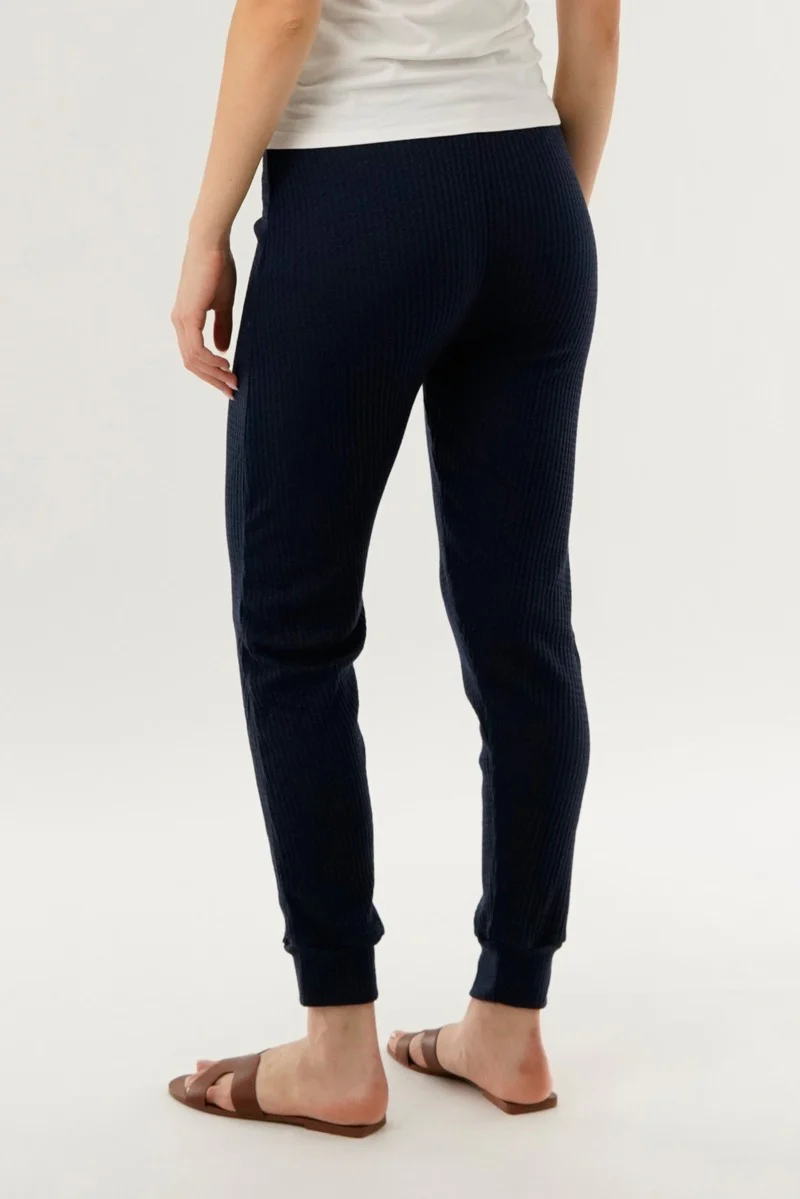 International INC Company Waffle Knit Joggers - Navy - Image 3