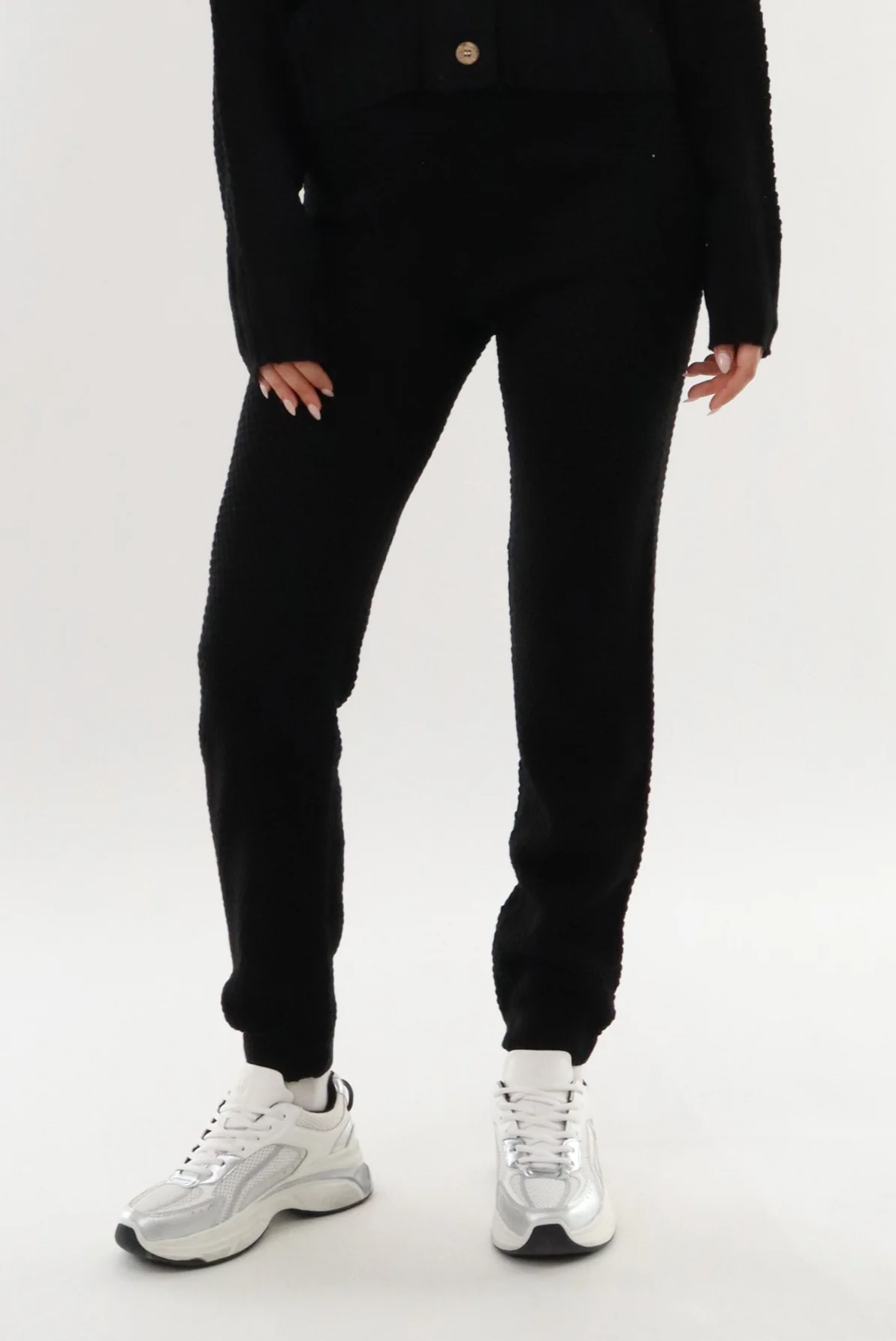 Runaway Bay Knit Joggers - Black