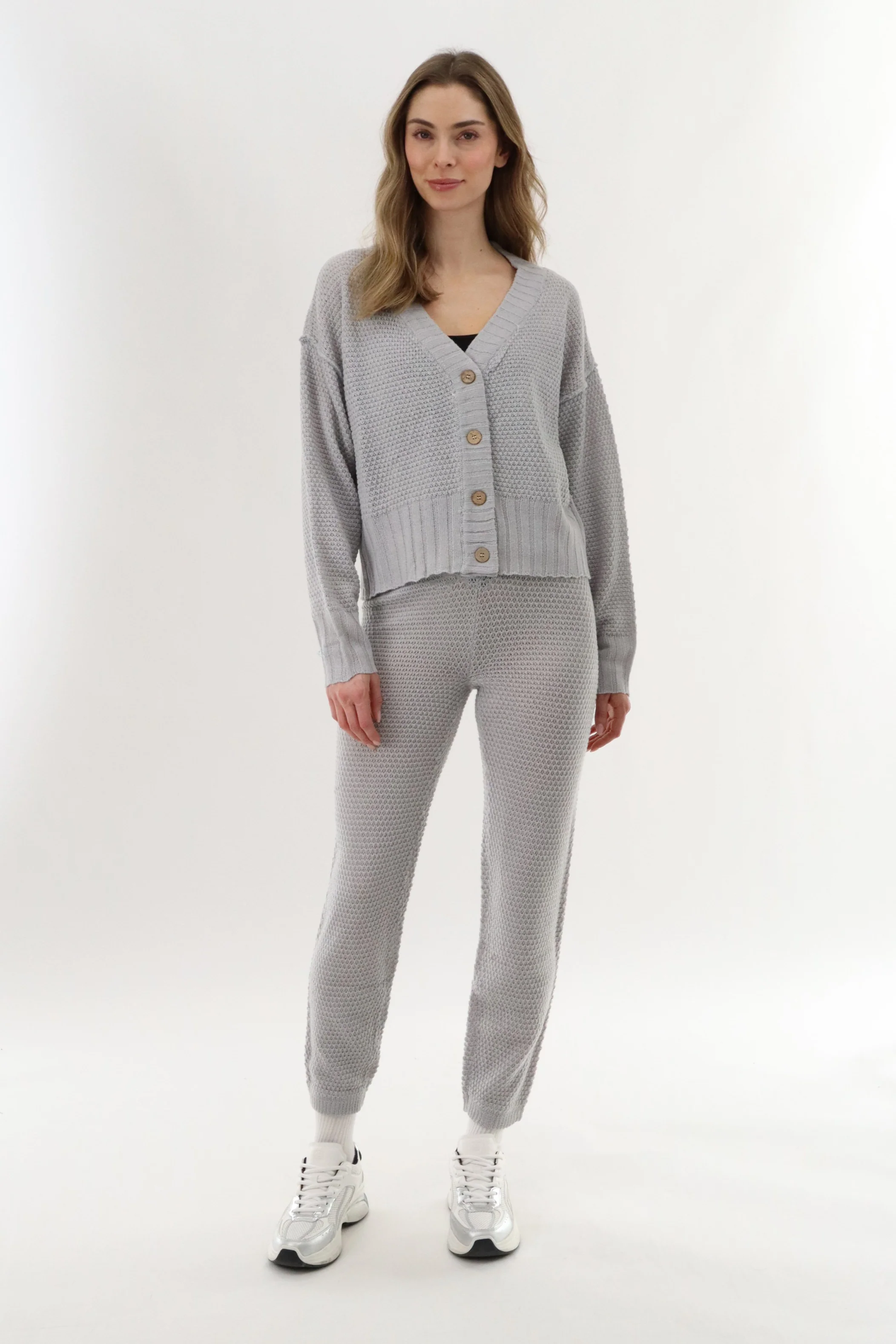 Runaway Bay Knit Joggers - Grey - Image 5