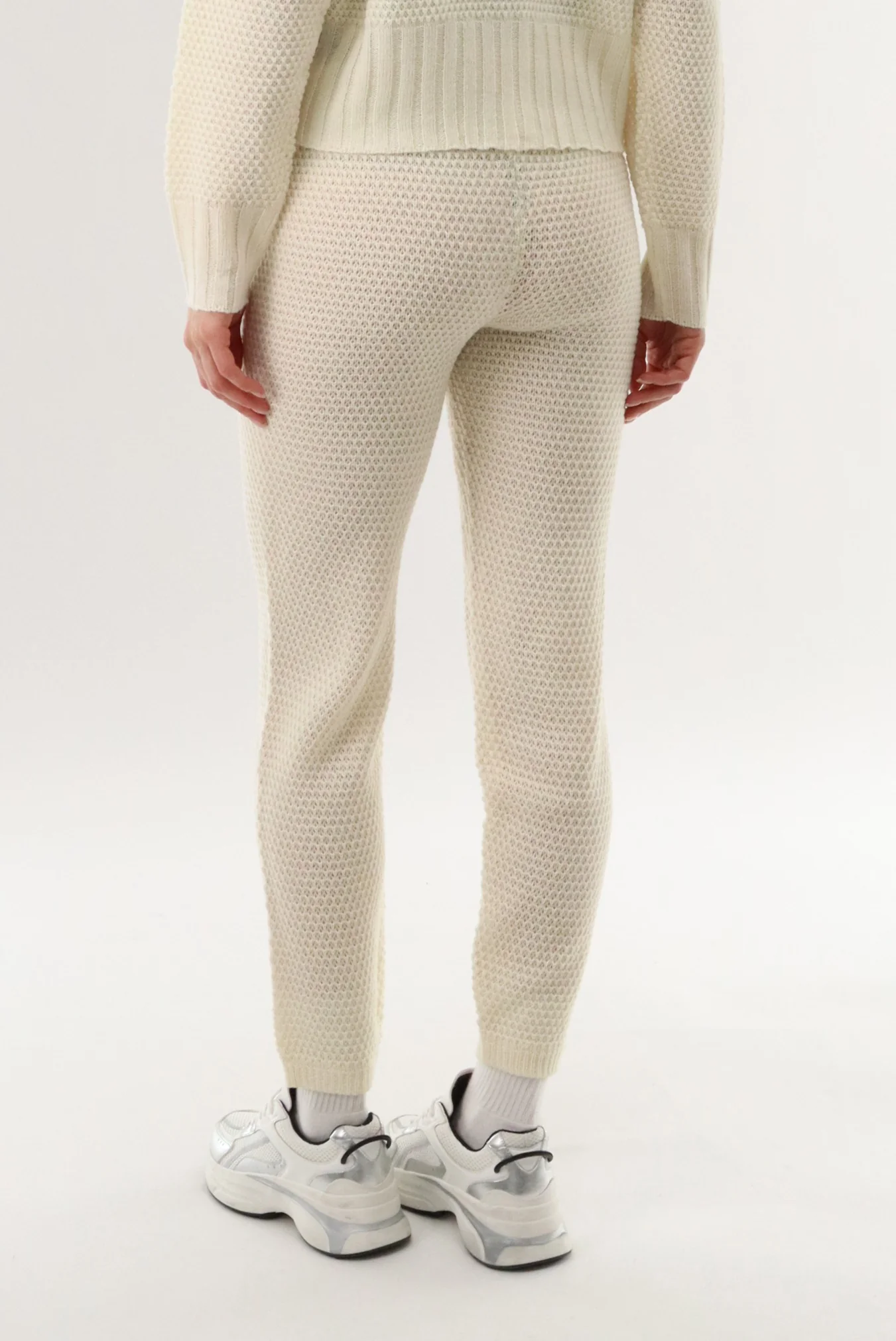 Runaway Bay Knit Joggers - Cream - Image 3