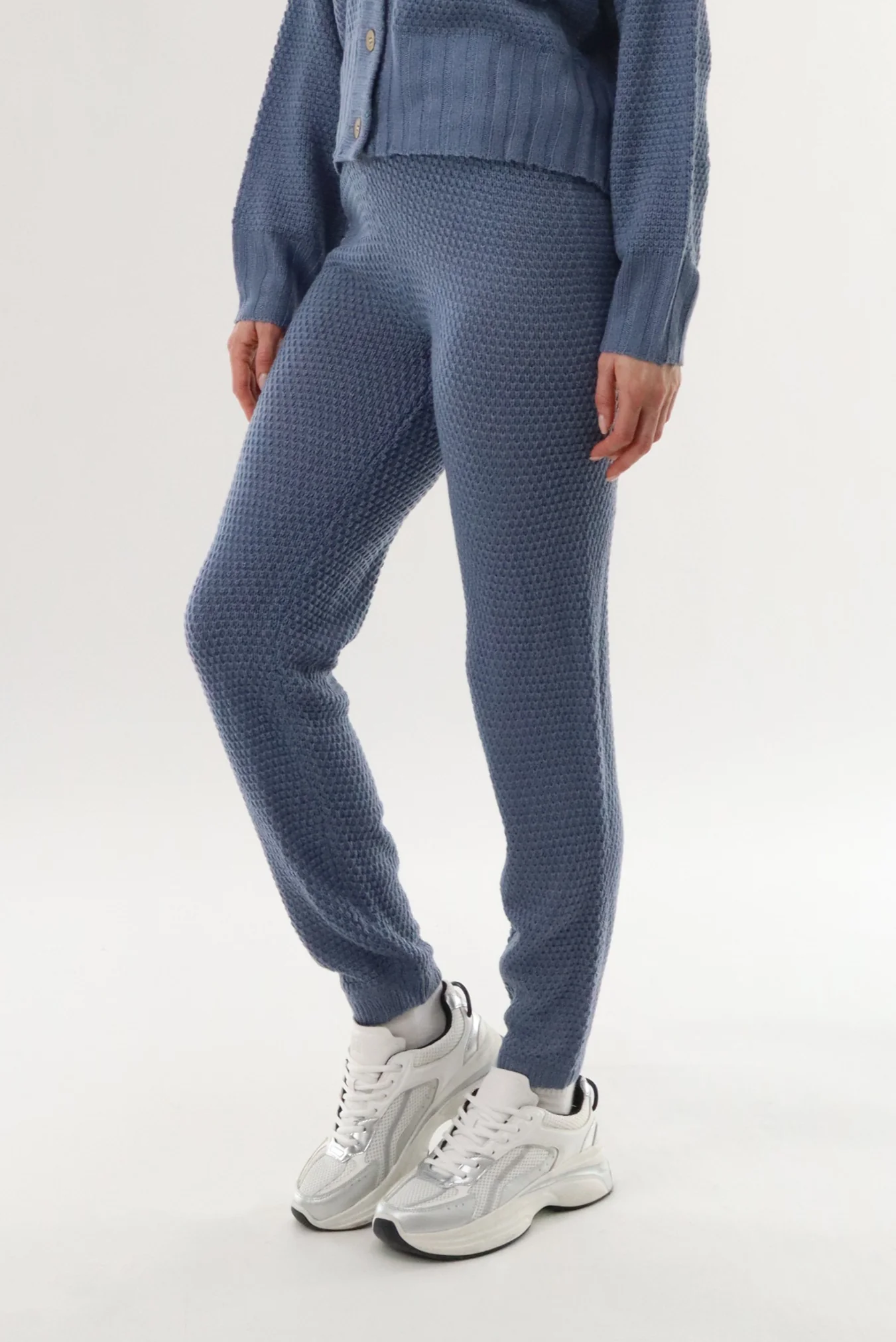 Runaway Bay Knit Joggers - Blue - Image 2