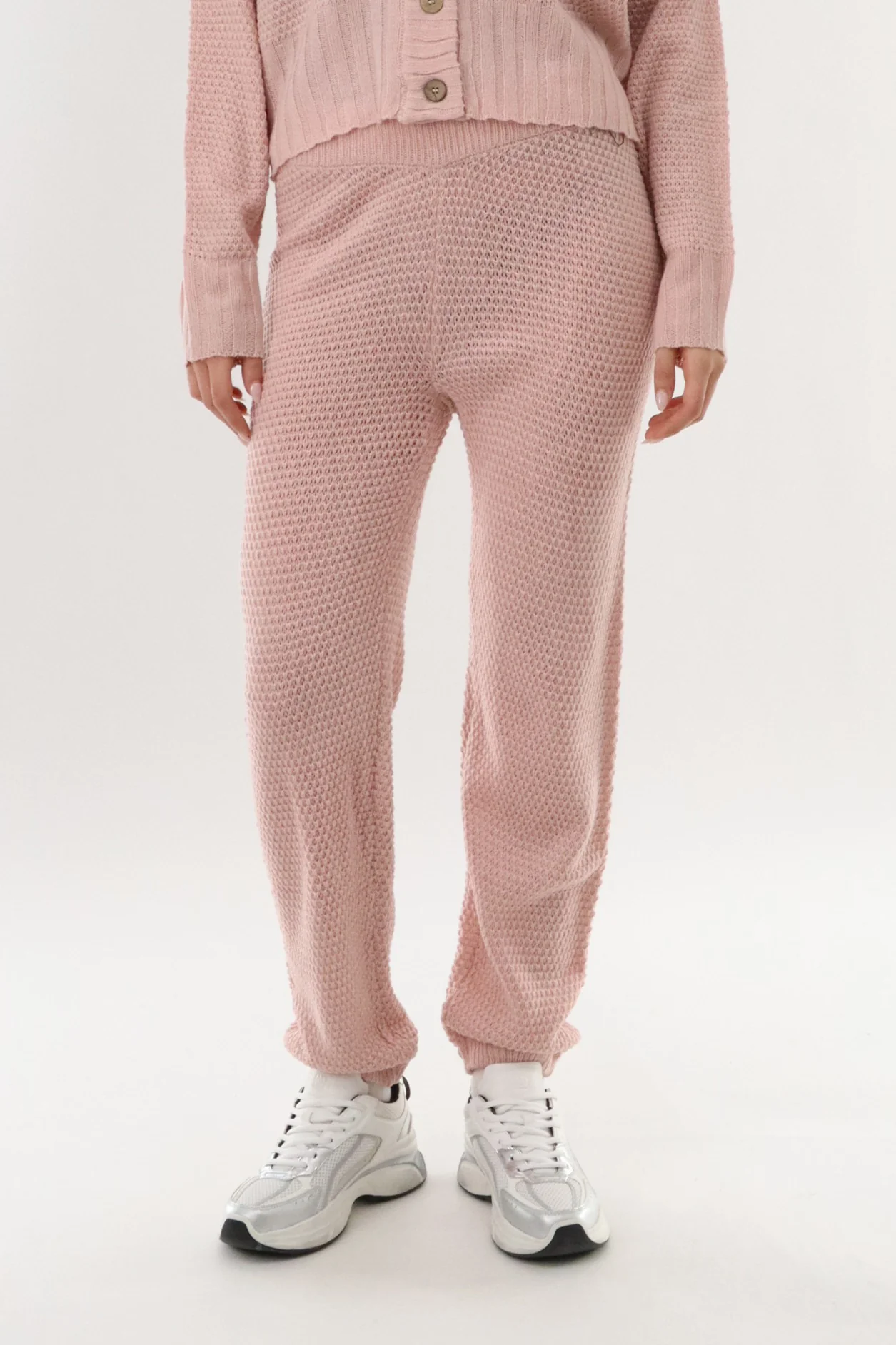 Runaway Bay Knit Joggers - Blush