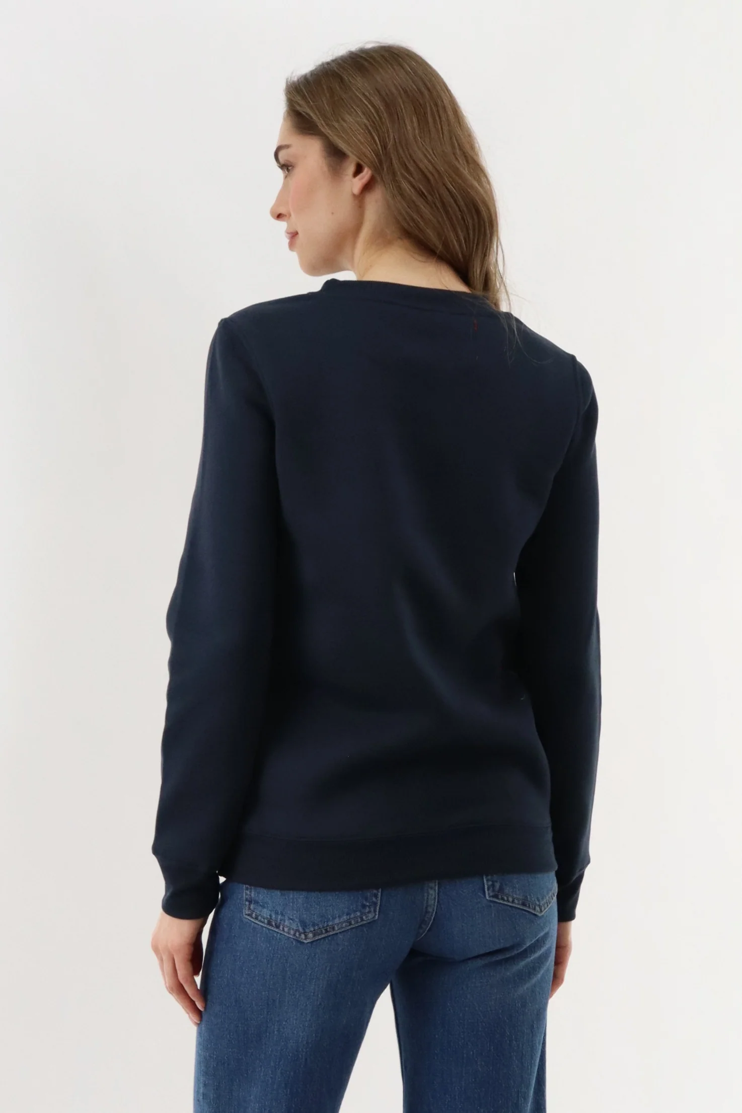 Festive Stockings Christmas Sweater - Navy - Image 3