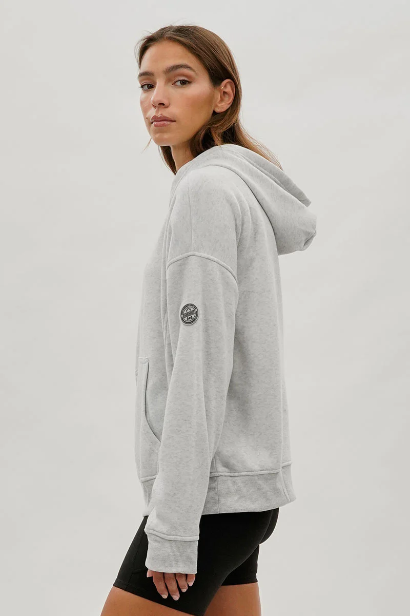 Fahrenheit Drop Shoulder Pullover Hoodie - Grey - Image 2