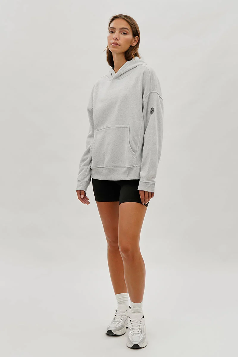 Fahrenheit Drop Shoulder Pullover Hoodie - Grey - Image 5
