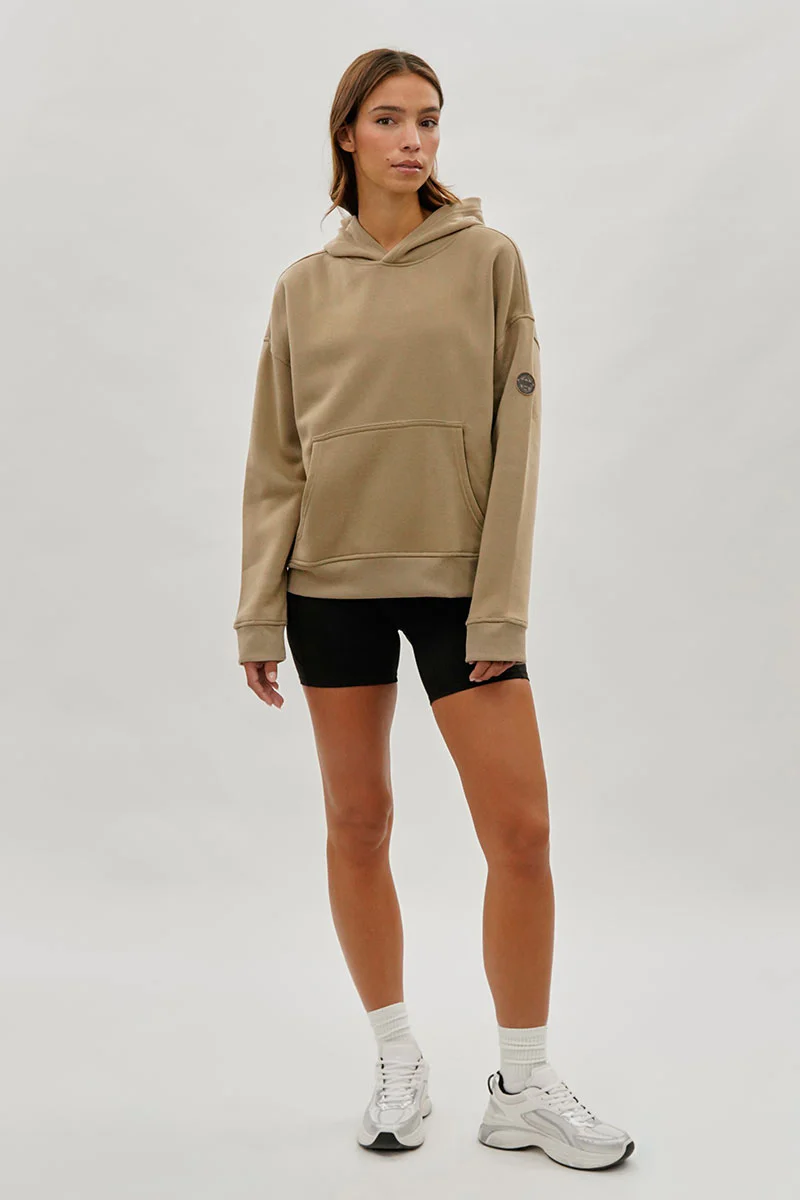 Fahrenheit Drop Shoulder Pullover Hoodie - Camel - Image 5