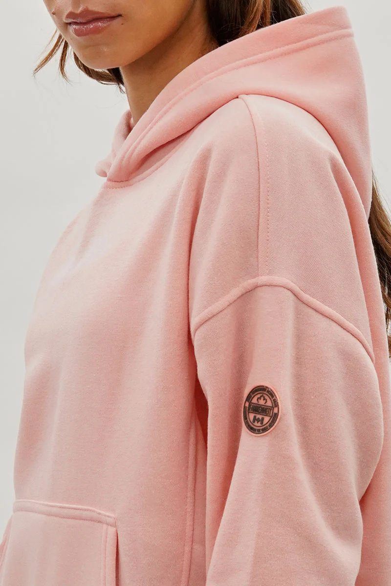 Fahrenheit Drop Shoulder Pullover Hoodie - Pink - Image 4