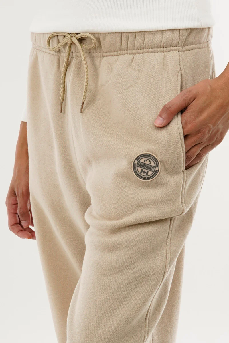 Fahrenheit Classic Wide Leg Sweatpants - Beige - Image 4