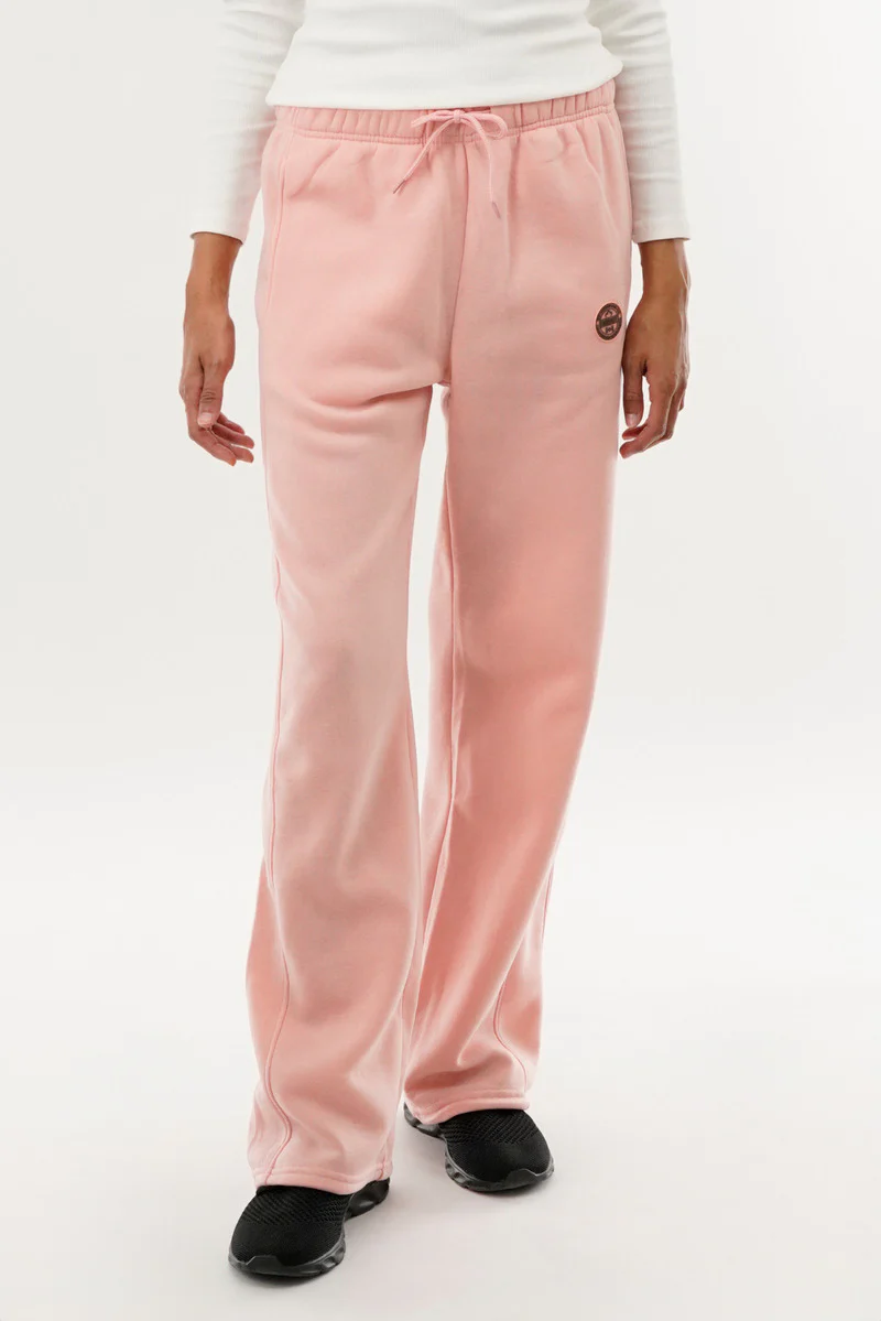 Fahrenheit Classic Wide Leg Sweatpants - Pink