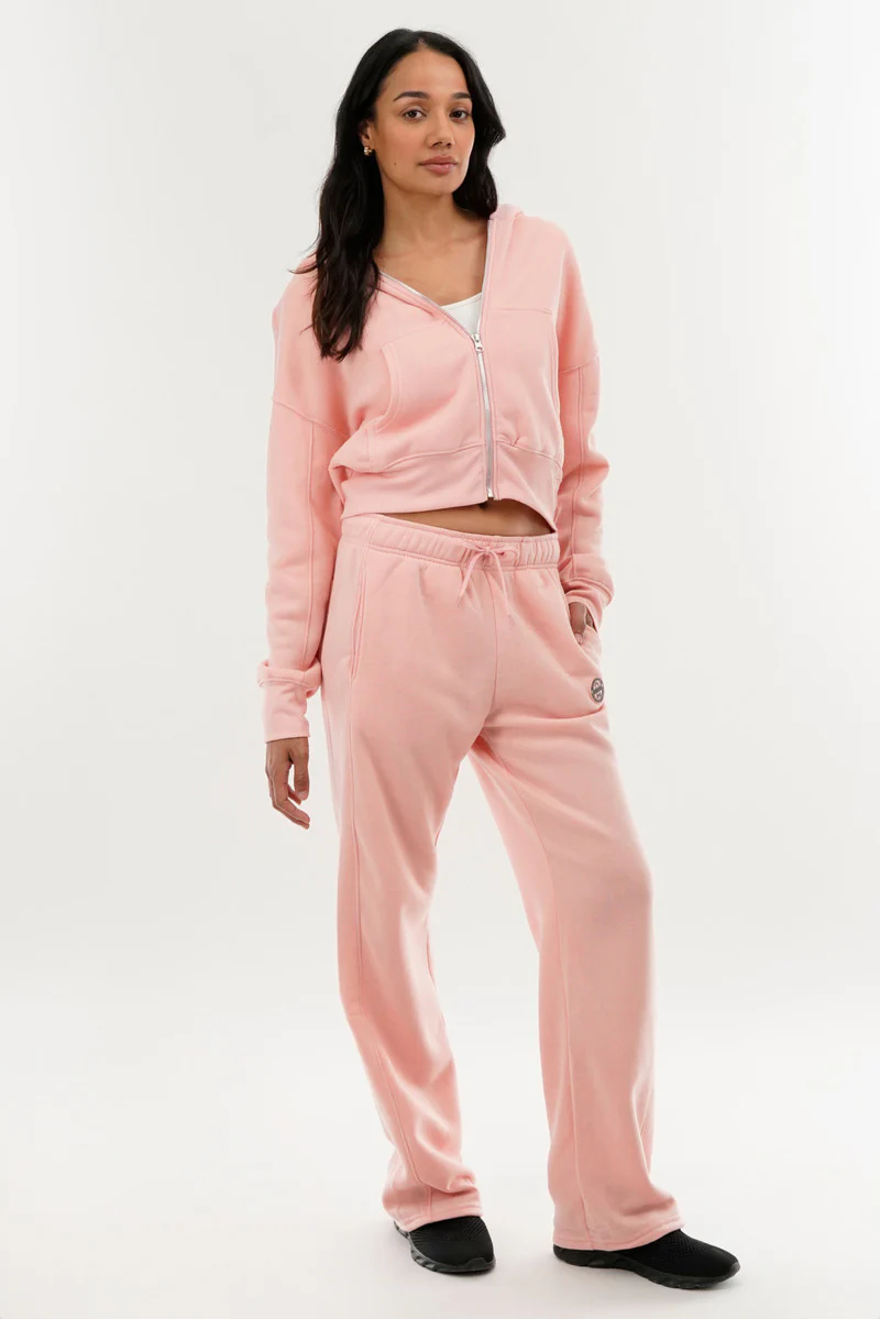 Fahrenheit Classic Wide Leg Sweatpants - Pink - Image 5
