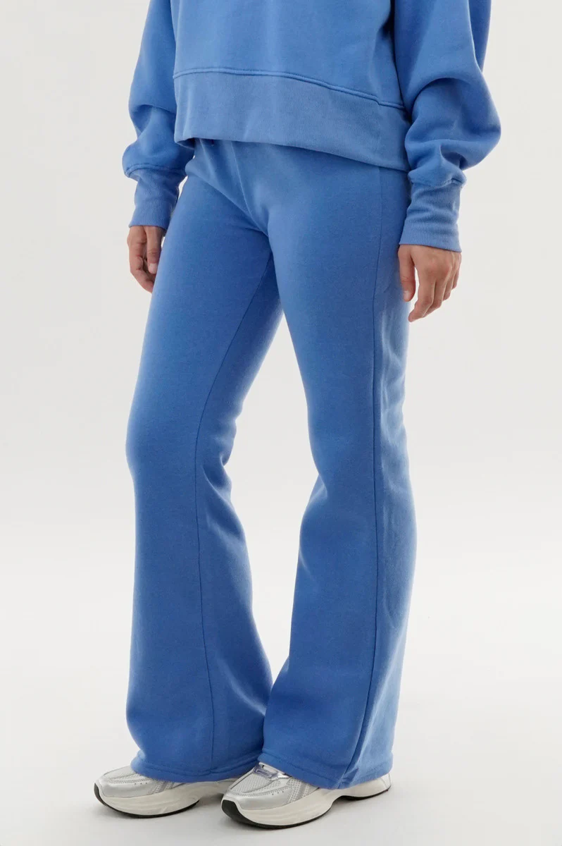 Fahrenheit Classic Wide Leg Sweatpants - Blue - Image 2