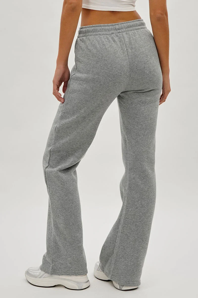 Fahrenheit Wide Leg Drawstring Sweatpants - Grey - Image 3