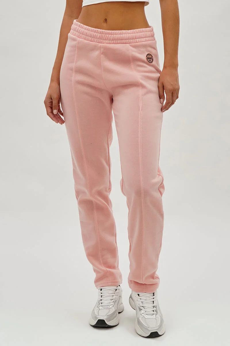 Fahrenheit Fleece Straight Leg Jogger Sweatpants - Pink